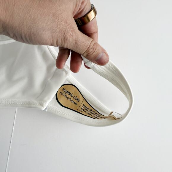 [Feelingirl] White Adjustable Strap Tummy Control Slimming Bodysuit NWT Sz Small - Picture 11 of 11